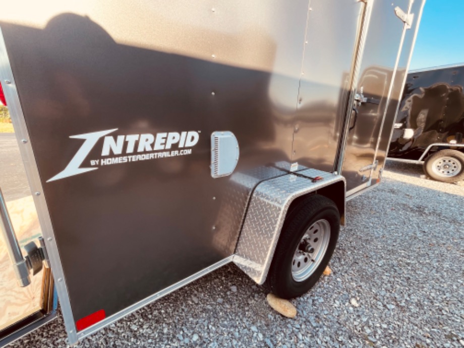 New 6x10 Homesteader Intrepid Single Axle hHomesteader Trailers 