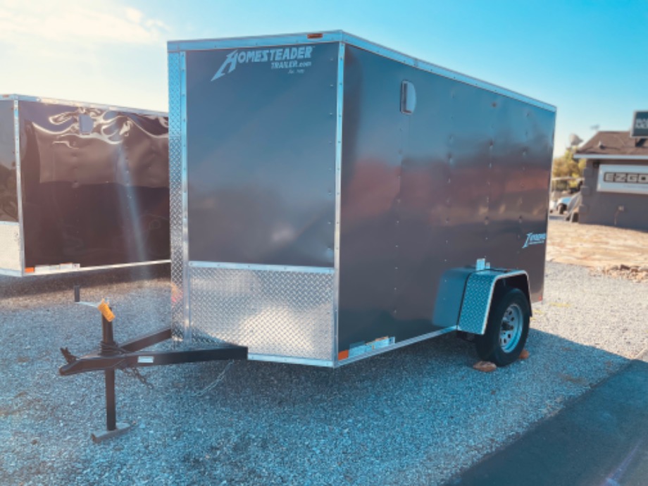 New 6x10 Homesteader Intrepid Single Axle hHomesteader Trailers 