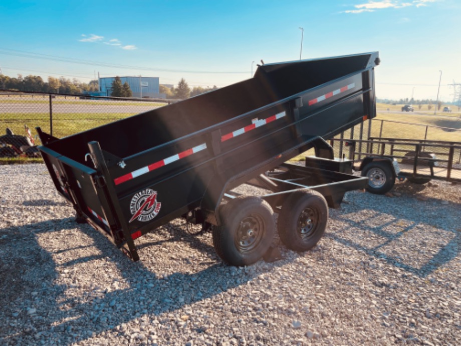 New 7x12 MX Homesteader Dump Trailer  hHomesteader Trailers 