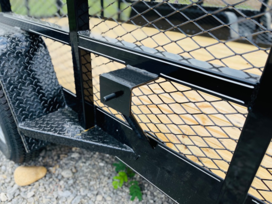 New 7x16 Lone Wolf High Duel Axle with High Sides  hHomesteader Trailers 
