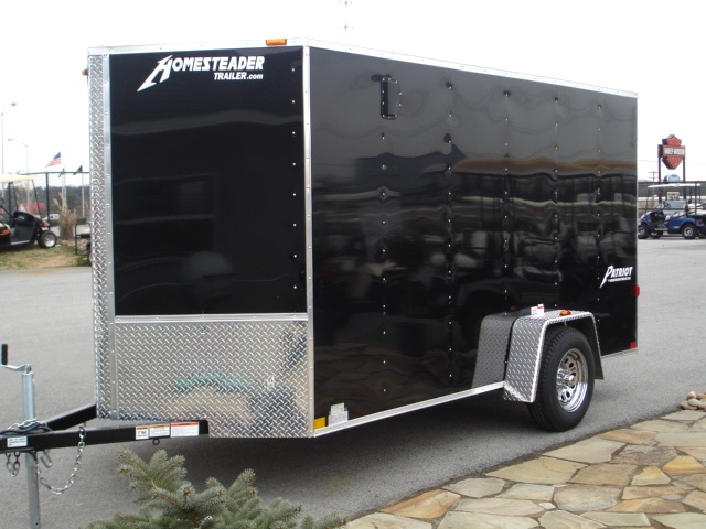 2015  Patriot V Nose Motorcycle Enclosed Trailer   hHomesteader Trailers 