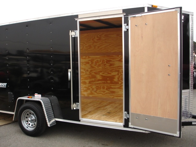 2015  Patriot V Nose Motorcycle Enclosed Trailer   hHomesteader Trailers 
