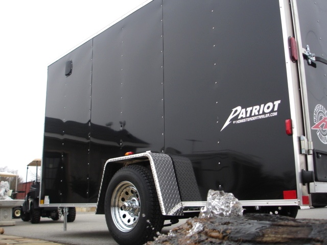 2015  Patriot V Nose Motorcycle Enclosed Trailer   hHomesteader Trailers 