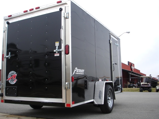 2015  Patriot V Nose Motorcycle Enclosed Trailer   Trailers For Sale 