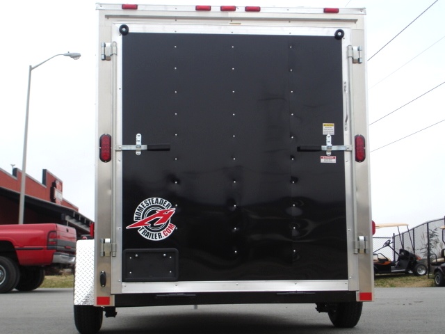 2015  Patriot V Nose Motorcycle Enclosed Trailer   hHomesteader Trailers 