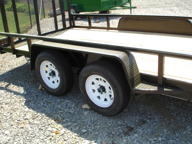 Lone Wolf  7 X 18 Landscape Trailer 865-984-4003 hHomesteader Trailers 