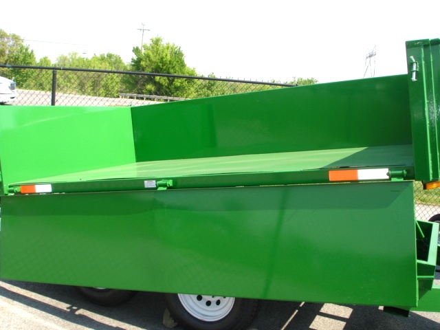 6 X 10  Homesteader Dump Trailer  Drop Down Side hHomesteader Trailers 