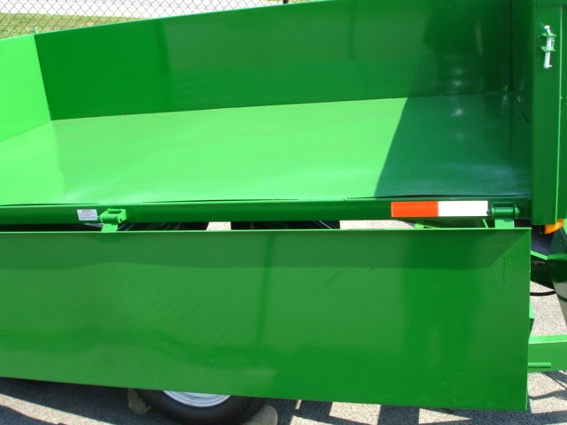 6 X 10  Homesteader Dump Trailer  Drop Down Side hHomesteader Trailers 