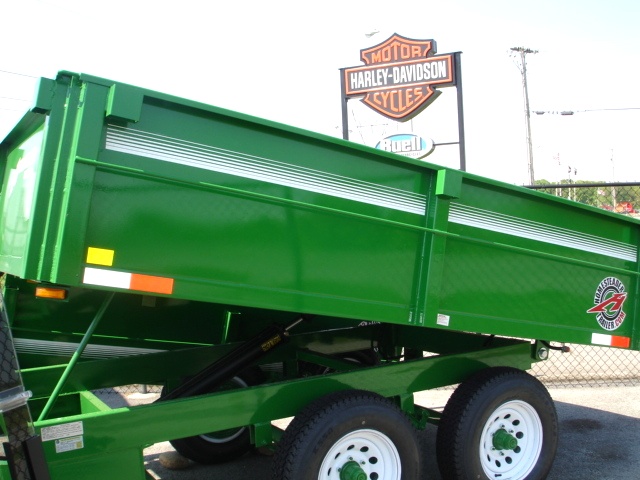 6 X 10  Homesteader Dump Trailer  Drop Down Side hHomesteader Trailers 