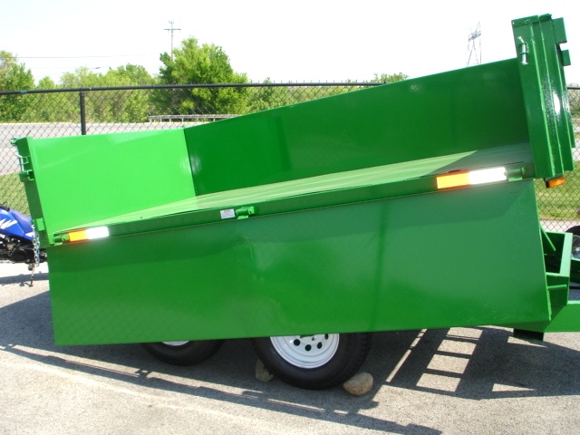 6 X 10  Homesteader Dump Trailer  Drop Down Side hHomesteader Trailers 