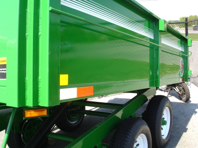 6 X 10  Homesteader Dump Trailer  Drop Down Side hHomesteader Trailers 