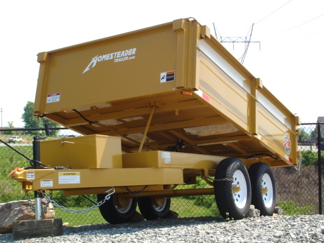 6 X 10  Homesteader Dump Trailer Call 865-984-4003 hHomesteader Trailers 