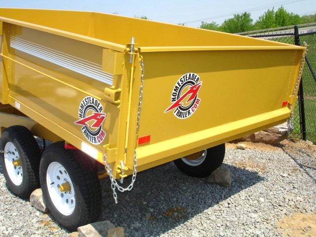 6 X 10  Homesteader Dump Trailer Call 865-984-4003 hHomesteader Trailers 