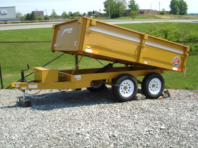 6 X 10  Homesteader Dump Trailer Call 865-984-4003 hHomesteader Trailers 