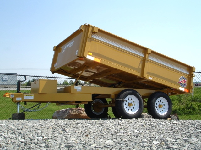 6 X 10  Homesteader Dump Trailer Call 865-984-4003 hHomesteader Trailers 