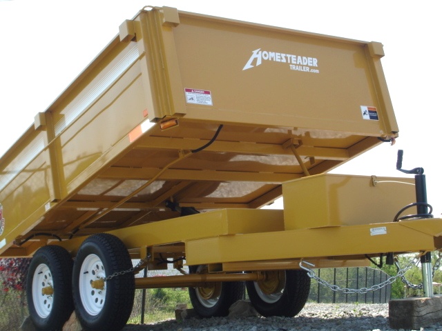 6 X 10  Homesteader Dump Trailer Call 865-984-4003 hHomesteader Trailers 