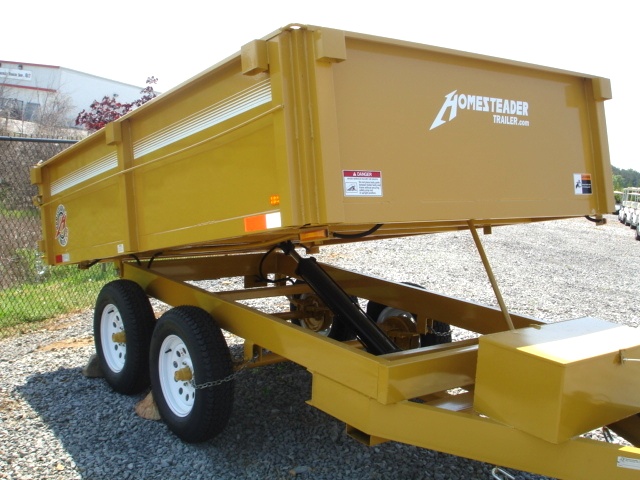 6 X 10  Homesteader Dump Trailer Call 865-984-4003 hHomesteader Trailers 