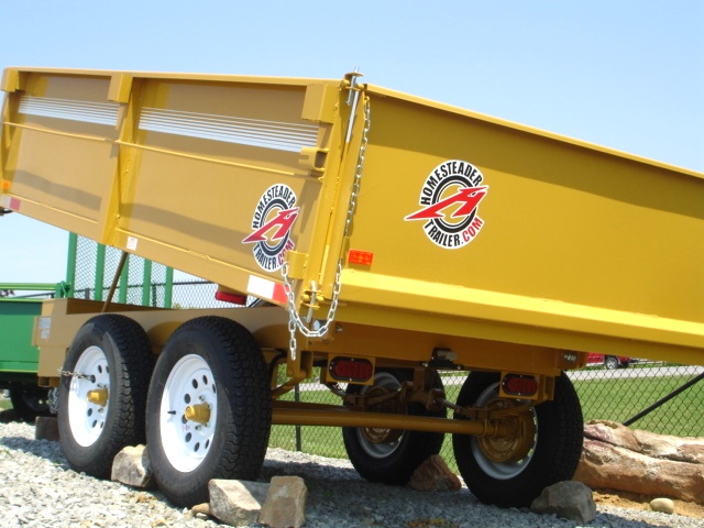 6 X 10  Homesteader Dump Trailer Call 865-984-4003 hHomesteader Trailers 