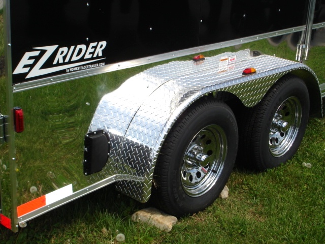 2017 Homesteader EZ Rider V nose Motorcycle Trailer hHomesteader Trailers 