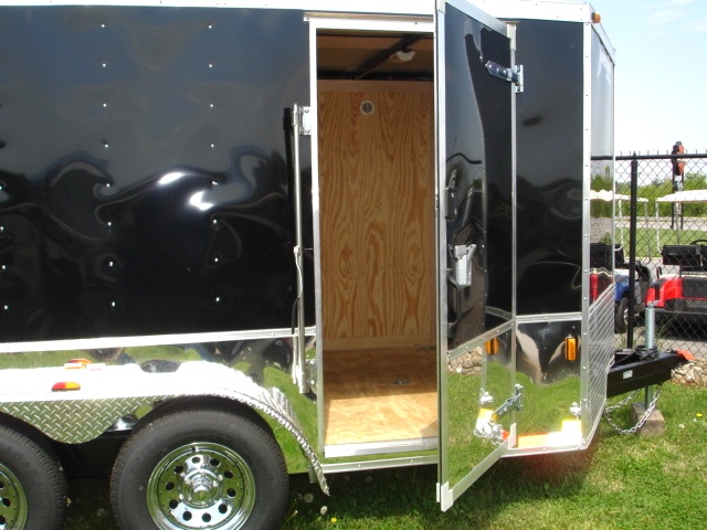 2017 Homesteader EZ Rider V nose Motorcycle Trailer hHomesteader Trailers 