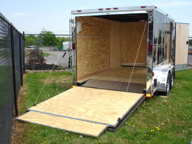 2017 Homesteader EZ Rider V nose Motorcycle Trailer hHomesteader Trailers 