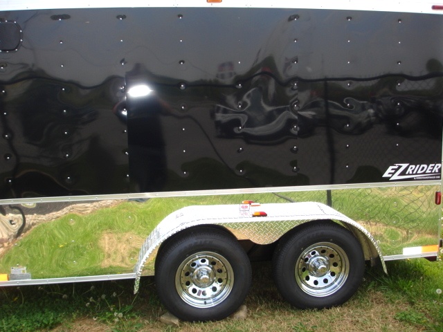 2017 Homesteader EZ Rider V nose Motorcycle Trailer hHomesteader Trailers 