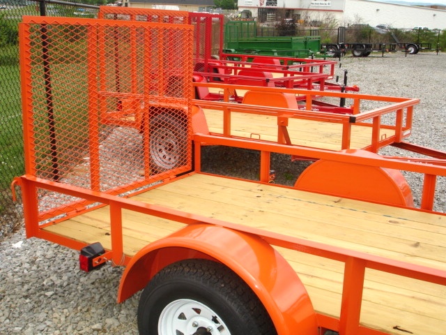 2015 5 x 10 Utility Trailer Ramp Gate  Trailers For Sale 