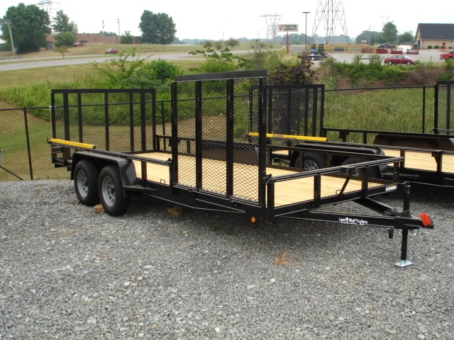 7 X 18  Lone Wolf Landscape Trailer hHomesteader Trailers 