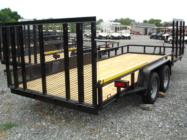 7 X 18  Lone Wolf Landscape Trailer hHomesteader Trailers 