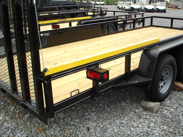 7 X 18  Lone Wolf Landscape Trailer hHomesteader Trailers 