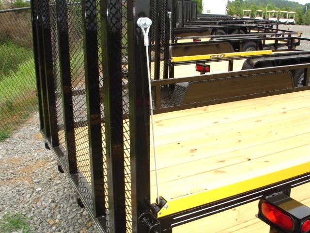 7 X 18  Lone Wolf Landscape Trailer hHomesteader Trailers 