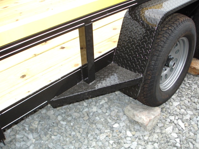 7 X 18  Lone Wolf Landscape Trailer hHomesteader Trailers 
