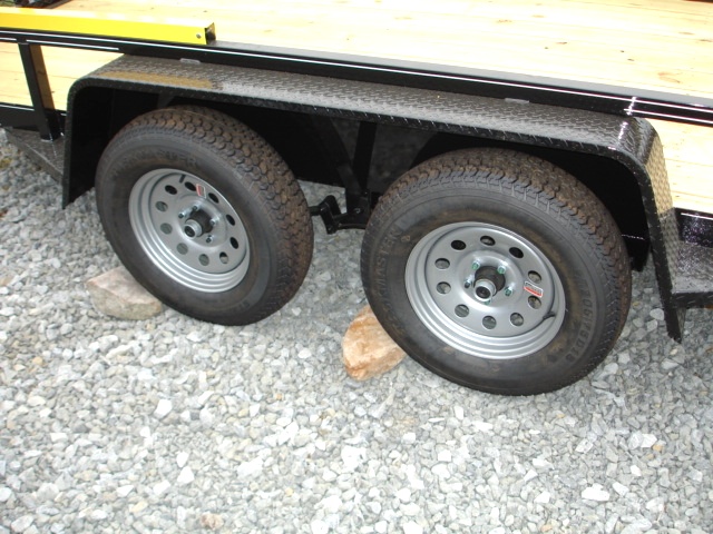 7 X 18  Lone Wolf Landscape Trailer hHomesteader Trailers 