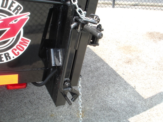 7X12 HX Homesteader Dump Trailer includes Fork Caddy,Side Gate and Pair 6'Ramps hHomesteader Trailers 