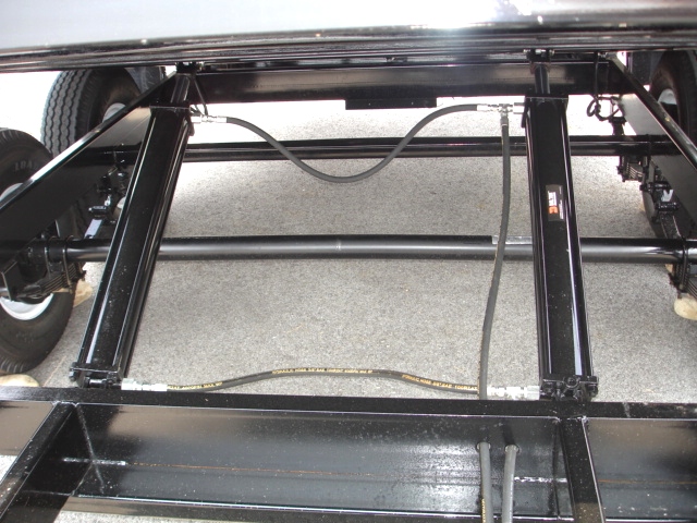 7X12 HX Homesteader Dump Trailer includes Fork Caddy,Side Gate and Pair 6'Ramps hHomesteader Trailers 
