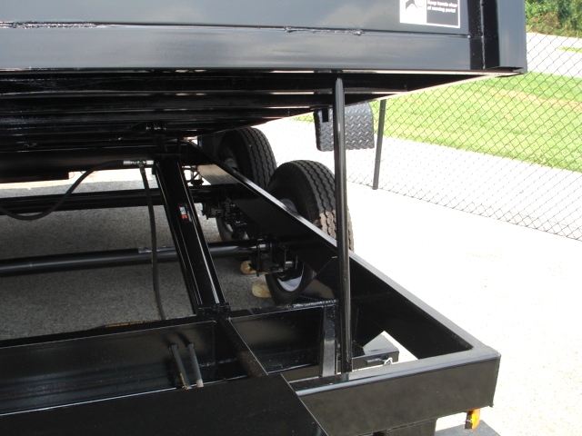 7X12 HX Homesteader Dump Trailer includes Fork Caddy,Side Gate and Pair 6'Ramps hHomesteader Trailers 