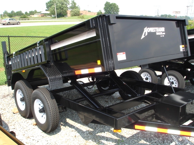 7X12 HX Homesteader Dump Trailer includes a Pair of 6'Ramps Trailers For Sale 