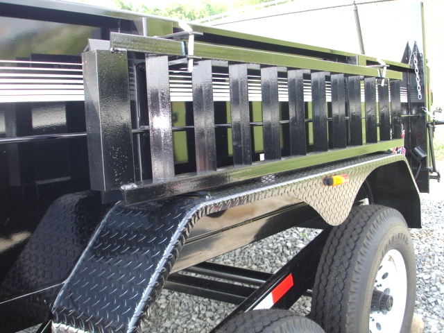 7X12 HX Homesteader Dump Trailer includes a Pair of 6'Ramps hHomesteader Trailers 