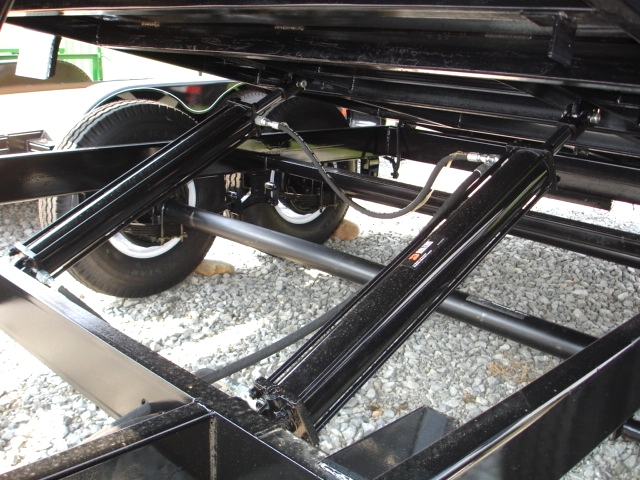 7X12 HX Homesteader Dump Trailer includes a Pair of 6'Ramps hHomesteader Trailers 
