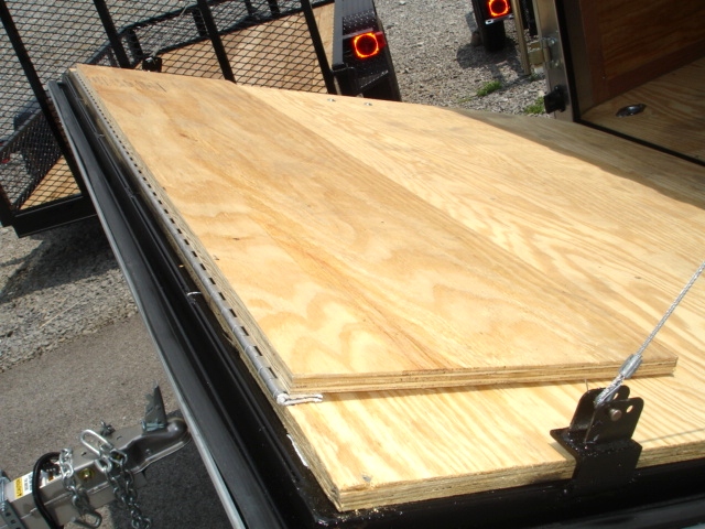 Homesteader 7 X 12 Enclosed Caro Trailer Ramp Door Pkg hHomesteader Trailers 