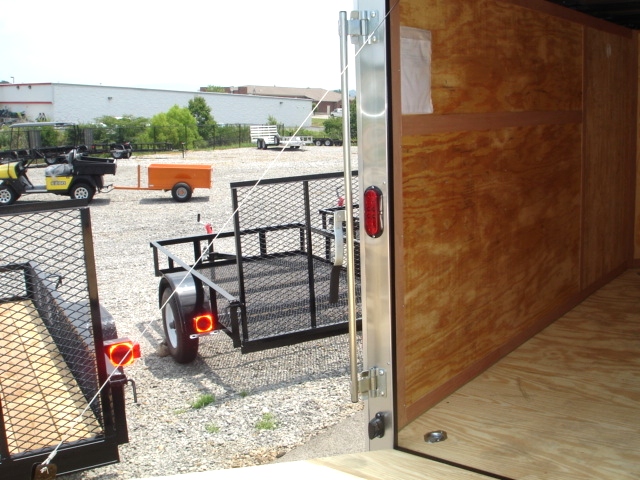 Homesteader 7 X 12 Enclosed Caro Trailer Ramp Door Pkg Trailers For Sale 