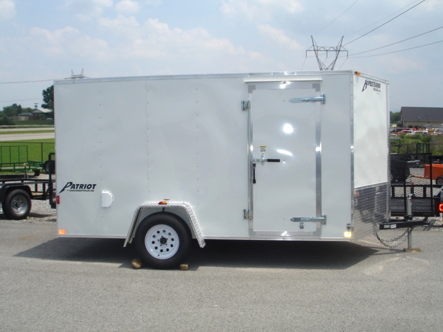 Homesteader 7 X 12 Enclosed Caro Trailer Ramp Door Pkg hHomesteader Trailers 