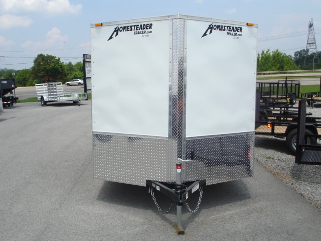 Homesteader 7 X 12 Enclosed Caro Trailer Ramp Door Pkg hHomesteader Trailers 