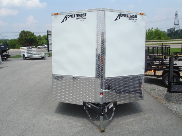 Homesteader 7 X 12 Enclosed Caro Trailer Ramp Door Pkg Trailers For Sale 