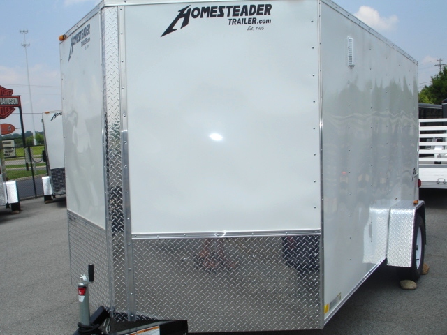 Homesteader 7 X 12 Enclosed Caro Trailer Ramp Door Pkg hHomesteader Trailers 