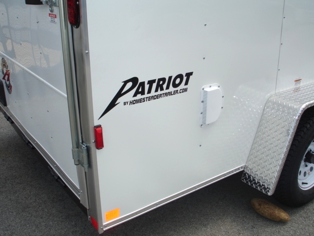 Homesteader 7 X 12 Enclosed Caro Trailer Ramp Door Pkg hHomesteader Trailers 