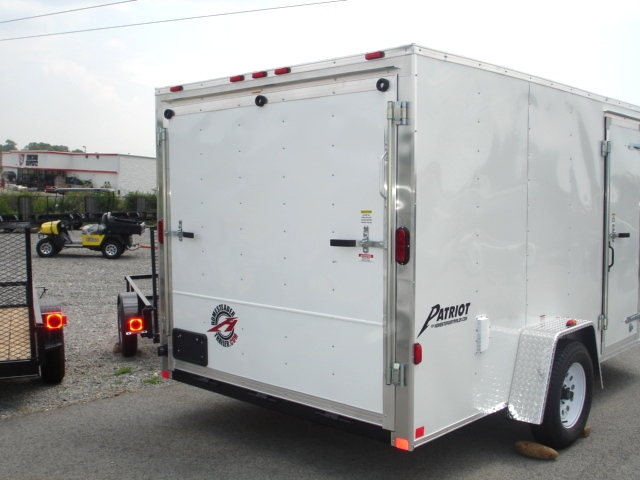 Homesteader 7 X 12 Enclosed Caro Trailer Ramp Door Pkg Trailers For Sale 