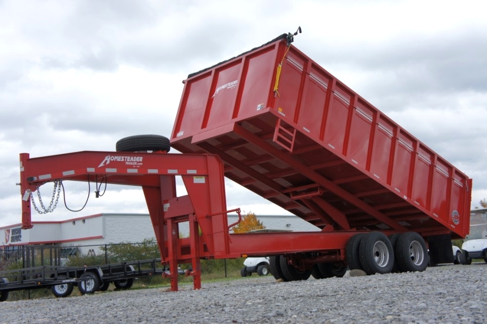 Homesteader Dump Trailer 8 X 18 hHomesteader Trailers 
