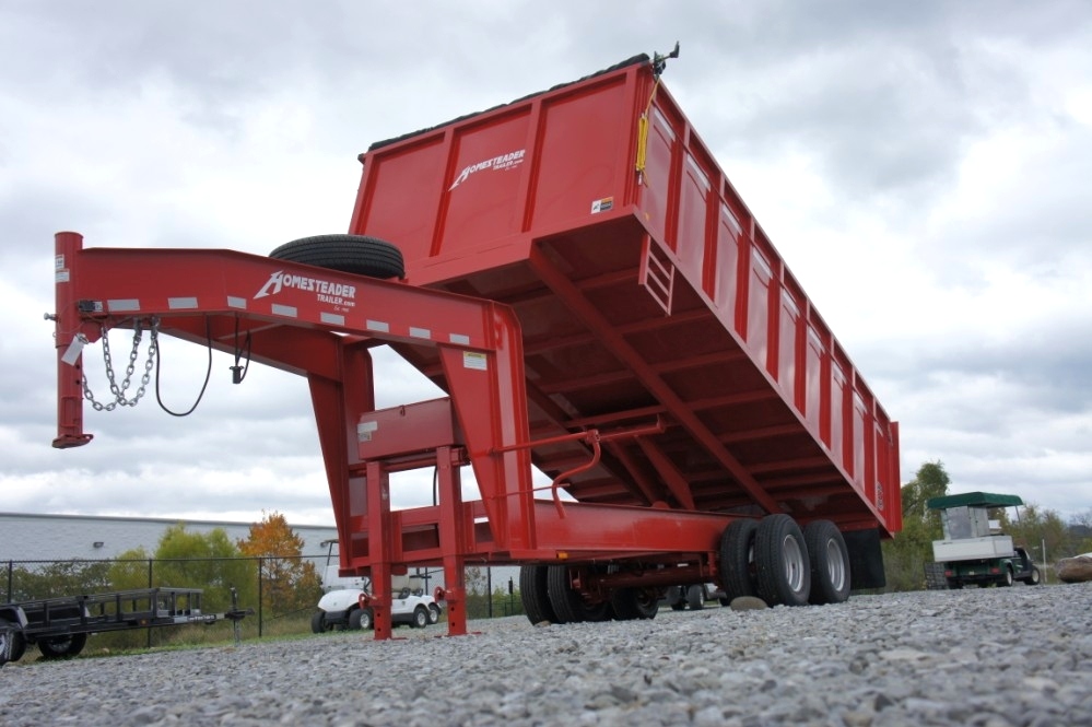 Homesteader Dump Trailer 8 X 18 hHomesteader Trailers 