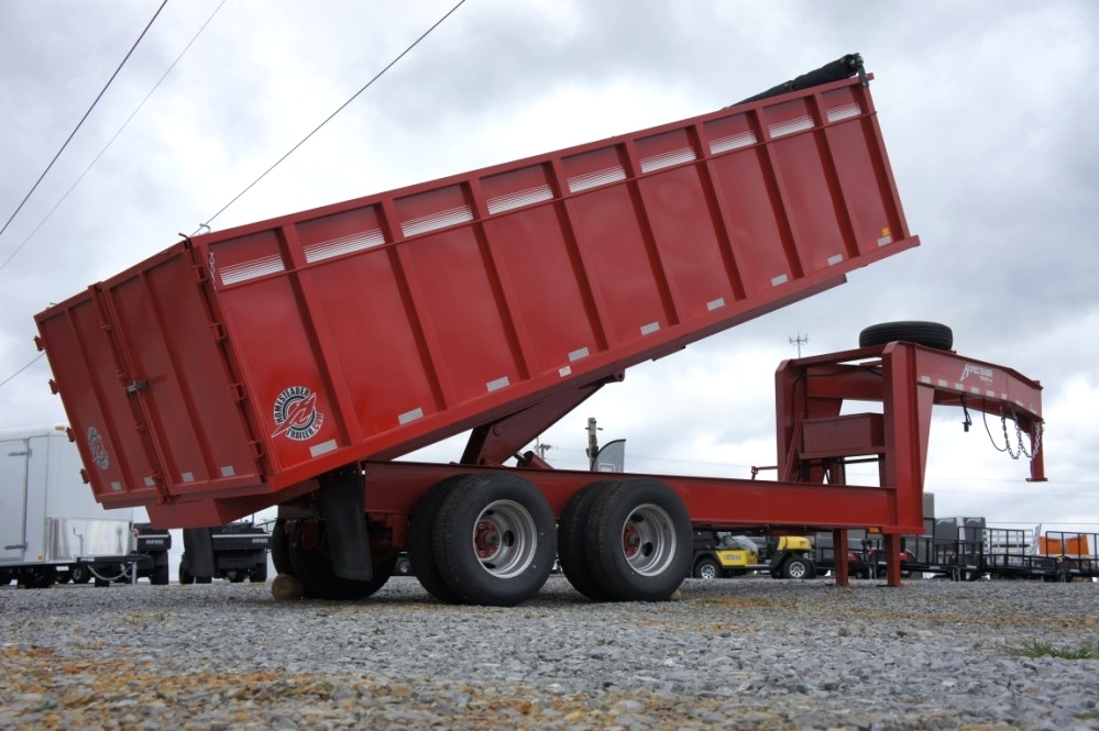 Homesteader Dump Trailer 8 X 18 hHomesteader Trailers 